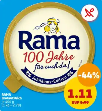 PENNY RAMA Brotaufstrich 400 g Angebot