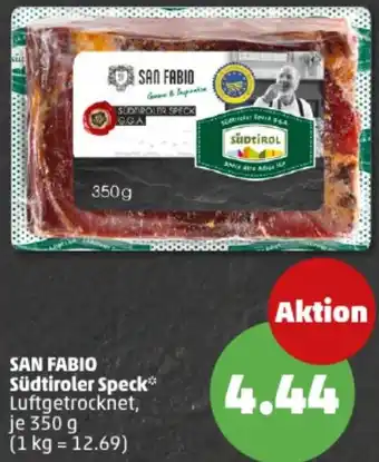 PENNY SAN FABIO Südtiroler Speck 350 g Angebot