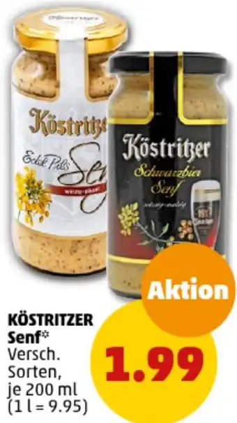 PENNY KÖSTRITZER Senf 200 ml Angebot