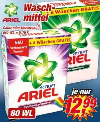 Posten Börse ARIEL Waschmittel 80 WL Angebot