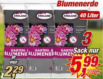 Posten Börse EMSLAND Blumenerde 40 Liter Angebot