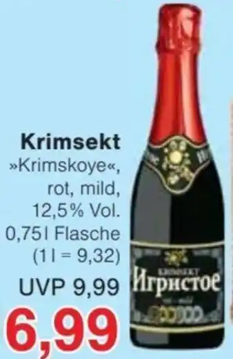 Jawoll Krimsekt 0,75 L Flasche Angebot