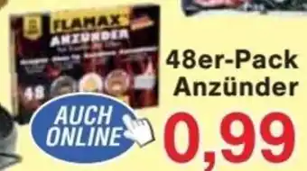 Jawoll FLAMAX 48er-Pack Anzünder Angebot