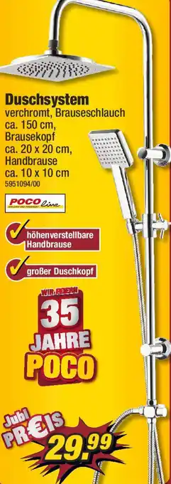 Poco POCOline Duschsystem Angebot