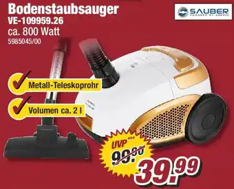 Poco SAUBER Bodenstaubsauger VE-109959.26 Angebot