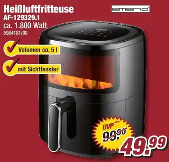 Poco Emerio Heißluftfritteuse AF-129329.1 Angebot