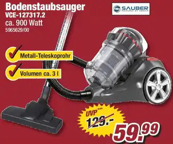 Poco SAUBER Bodenstaubsauger VCE-127317.2 Angebot