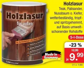 Zimmermann Holzlasur 5 L Dose Angebot