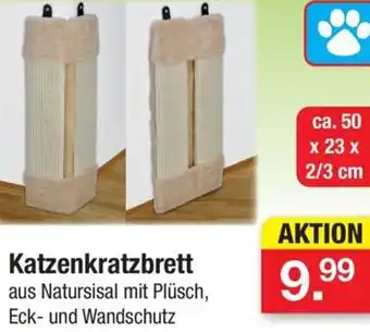 Zimmermann Katzenkratzbrett Angebot