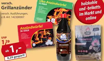 Sonderpreis Baumarkt versch. Grillanzünder Angebot