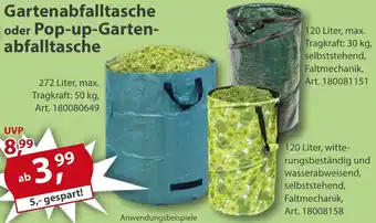 Sonderpreis Baumarkt Gartenabfalltasche oder Pop-up-Gartenabfalltasche Angebot