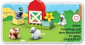 Lego 10949 Tierplege auf dem Bauernhof Angebot