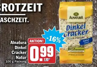 AEZ Alnatura Dinkel Cracker Natur 100g Angebot