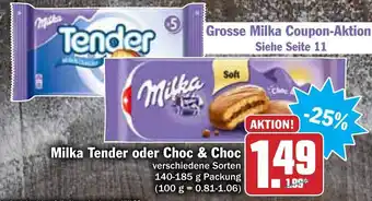 AEZ Milka Tender oder Choc & Choc 140-185g Angebot