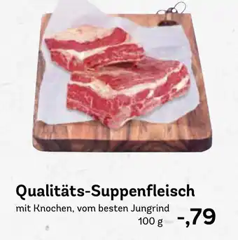 AEZ Qualitäts Suppenfleisch 100g Angebot