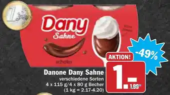 AEZ Danone Dany Sahne 4x80/4x115g Angebot