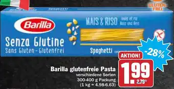 AEZ Barilla glutenfreie Pasta 300-400g Angebot