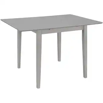 ManoMano Ausziehbarer Esstisch Tisch für Wohnzimmer, Küche, Esszimmer Grau (80-120)x80x74 cm mdf DE93951 - Grau Angebot