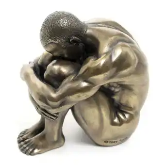 ManoMano Signes Grimalt - Bronze -Figur Figuren Bare Figur Gold Bronze 4x6x6cm 15239 - Dorado Angebot