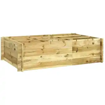 ManoMano Hochbeet,Blumenkasten 150x100x40 cm Imprägniertes Holz vidaXL Angebot