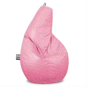 ManoMano Sitzsack Birne mit Muster Sterne rosa xxl Sterne rosa - Sterne rosa Angebot