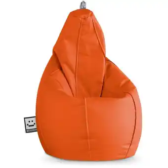 ManoMano Happers - Sitzsack Birne aus Kunstleder Orange xxl Orange - Orange Angebot