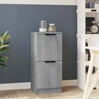 ManoMano Maisonchic - Sideboard Kommode für Wohnzimmer Küche Grau Sonoma 30x30x70 cm Holzwerkstoff DE67576 - Grau Angebot