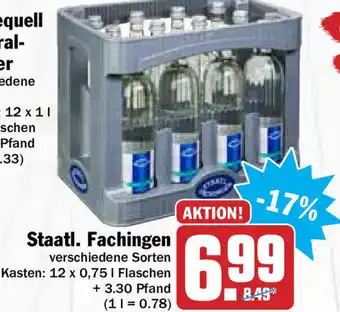 Hit Staatl. Fachingen 12x0,75L Angebot