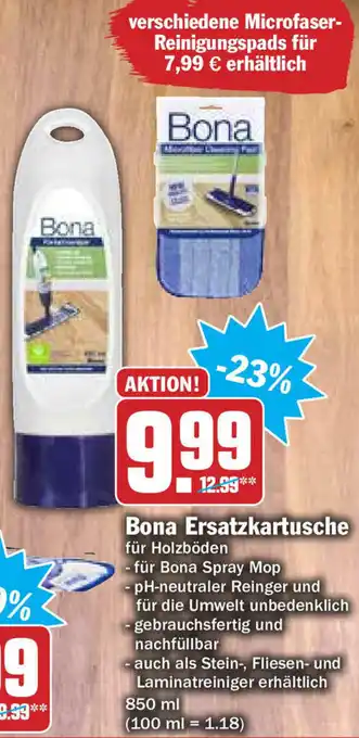 Hit Bona Ersatzkartusche Angebot