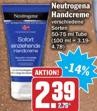 Hit Neutrogena Handcreme 50ml/75ml Angebot