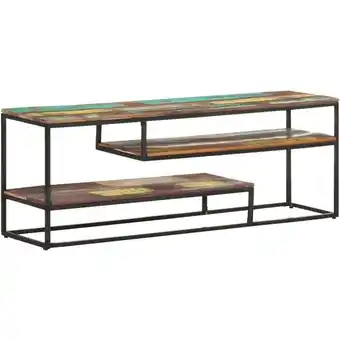 ManoMano TV-Möbel,TV-Schrank TV-Lowboard für Wohnzimmer TV-Hängeschrank 130x30x45 cm Recyceltes Massivholz Maisonchic 40368 - Braun Angebot