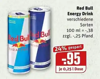 REWE Kaufpark Red Bull Energy Drink Angebot