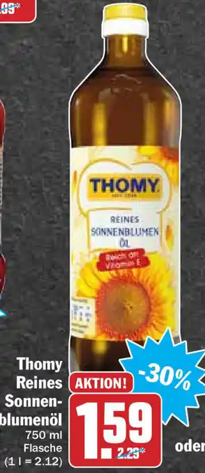 Hit Thomy Reines Sonnenblumenöl 750ml Angebot