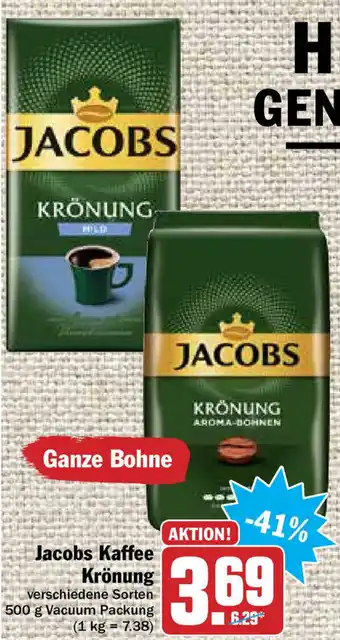 Hit Jacobs Kaffee Krönung 500g Angebot