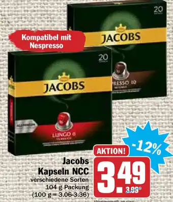 Hit Jacobs Kapseln NCC 104g Angebot