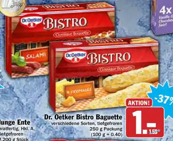 Hit Dr. Oetker Bistro Baguette 250g Angebot