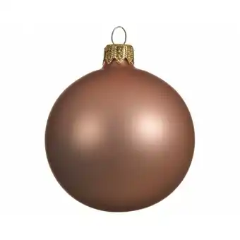 ManoMano Weihnachtskugel aus opakem Bronzeglas cm 15 Angebot