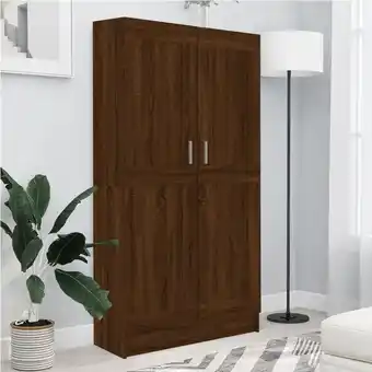 ManoMano Bücherschrank, Bücherregal, Standregal, Aufbewahrungsregal Braun Eichen-Optik 82,5x30,5x150 cm Holzwerkstoff OQN30805 Maisonc Angebot