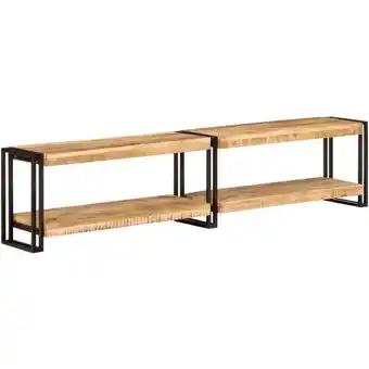 ManoMano TV-Schrank, TV-Lowboard, tv Möbel, Fernsehschrank Moderner Stil 180x30x40 cm Massivholz Mango NMKS53109 Maisonchic Angebot