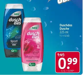 Rossmann Duschdas Dusche 225 ml Angebot