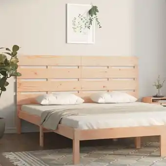 ManoMano Bonnevie - Kopfteil für Bett - Bett-Kopfteil 135x3x80 cm Massivholz Kiefer BV645414 Angebot