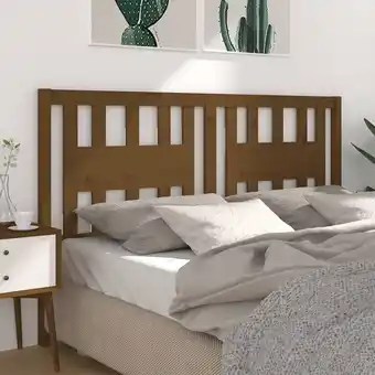 ManoMano Bonnevie - Kopfteil für Bett - Bett-Kopfteil Honigbraun 206x4x100 cm Massivholz Kiefer BV489753 Angebot