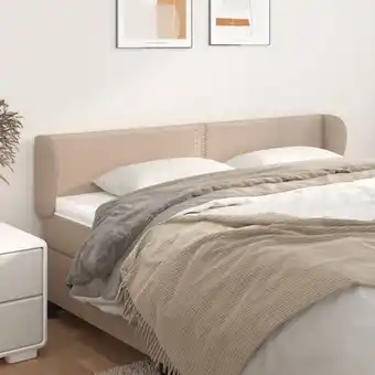 ManoMano Kopfteil für Bett - Bett-Kopfteil mit Ohren Cappuccino-Braun 163x23x78/88 cm Kunstleder BV479251 Bonnevie Angebot