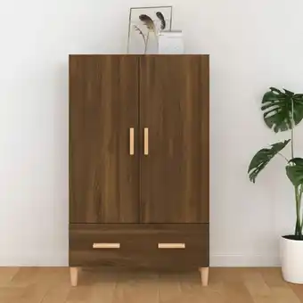 ManoMano Maisonchic - Highboard Sideboard Kommode für Wohnzimmer Küche Braun Eichen-Optik 70x31x115 cm Holzwerkstoff DE17162 - Braun Angebot