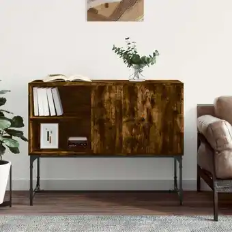 ManoMano Maisonchic - Sideboard, Kommode, Küchenschrank, Beistellschrank, Anrichte für Wohnzimmer Räuchereiche 100x40x79,5 cm Holzwerk Angebot