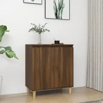 ManoMano Maisonchic - Sideboard Kommode für Wohnzimmer Küche Braun Eichen-Optik 60x35x70 cm Holzwerkstoff DE26833 - Braun Angebot