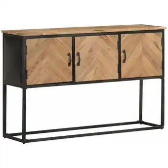 ManoMano Sideboard Kommode - Küchenschrank 120x30x75 cm Akazie Massivholz BV783509 Bonnevie Angebot