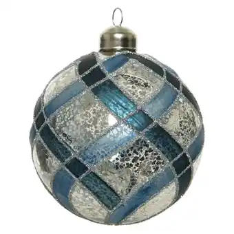 ManoMano Blaue Weihnachtskugel Ø8 cm Angebot