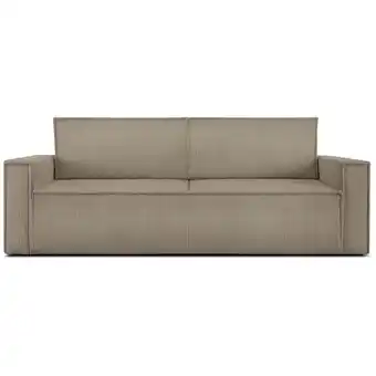 ManoMano Napi Schlafsofa in Pet Friendly Cord-Stoff, beige - Konsimo Angebot