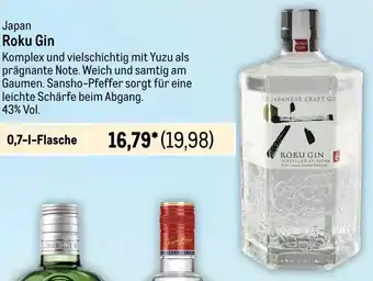 METRO Roku Gin 700ml Angebot